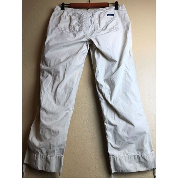 Abercrombie & Fitch Neutral Tan Cropped Cargo Baggy Pants Woman’s Size 6 - Picture 5 of 11